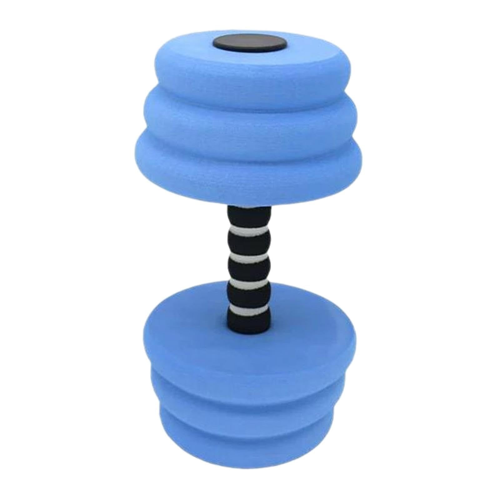 VANLOFE Water Aerobics Set for Aquatic Exercise, Pool Fitness Equipment Foam Water Dumbbell Set, New Upgrade Aquatic Dumbbells and Foam Swim Aquatic Cuffs, Water Workout Fitness Tool (Blue)